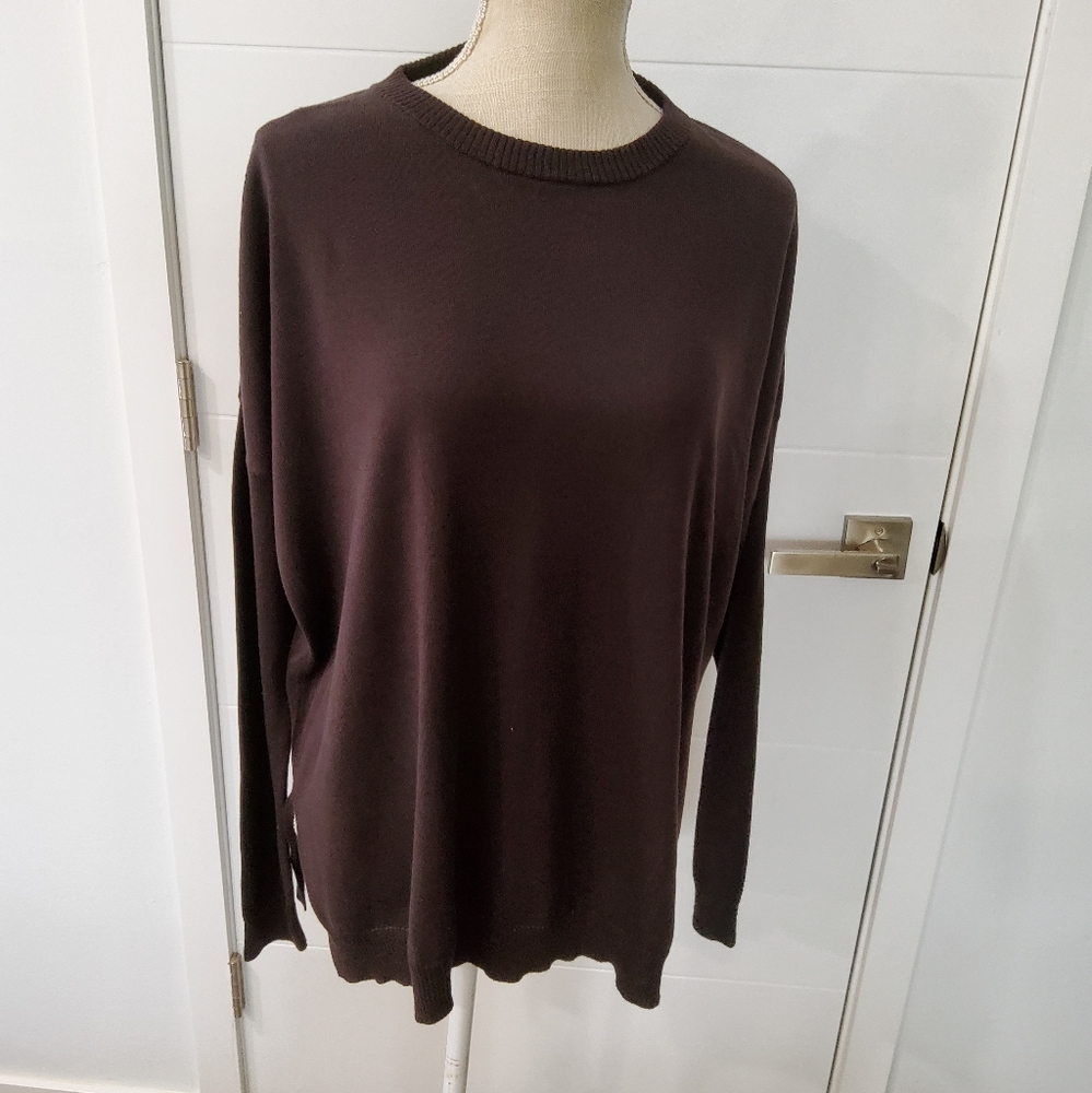 Planet By Lauren G Boxy Sweater One Size